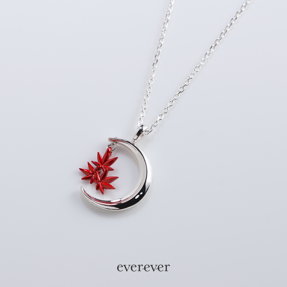 三日月と紅葉ネックレス | everever